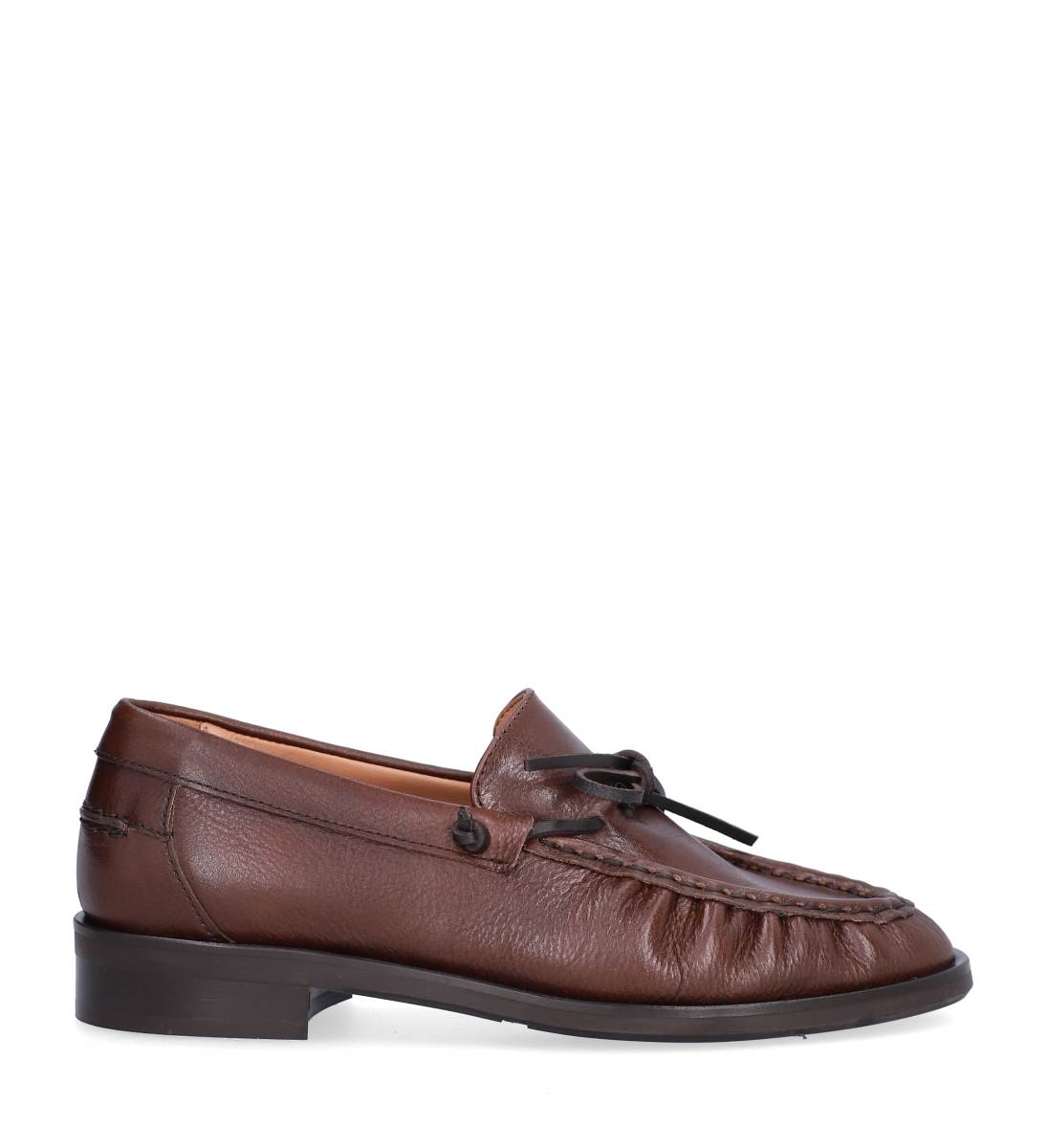 A9031 loafer med sløjfe - T.moro shadow calf 886
